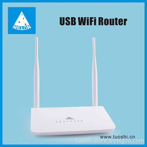 Openwrt WiFi router 2T2R 300Mbps 1WAN,4 LAN ports,factory supplier Melon R618